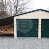 vertical-roof-garage-with-12'w-lean-to