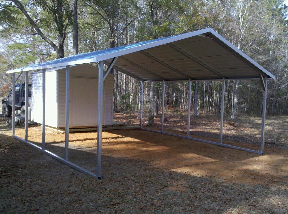 A-Frame Steel Carport