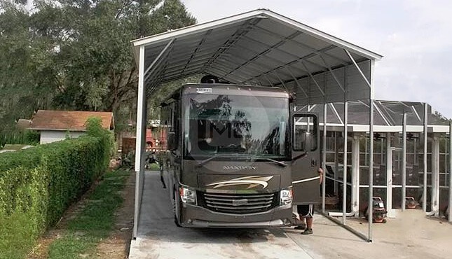 Metal Buildings in New York  Steel Garages, Barns, RV Covers