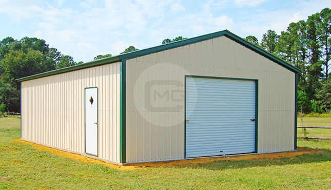 24x36 Detached Metal Garage