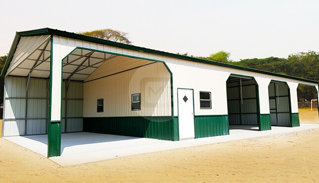Combo Utility Buildings | Combo Utility Carports with Storage Shed