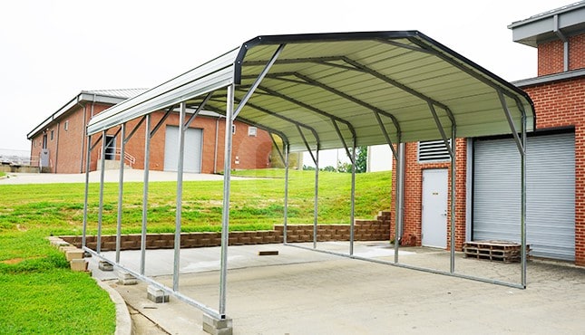 18x26 Regular Roof Steel Carport