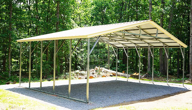 30x21 Vertical Roof Carport