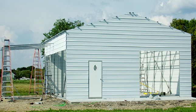 30x30 Lean-to Garage