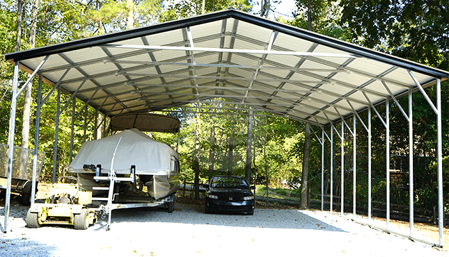 30x36 Vertical Roof Carport