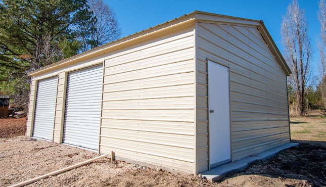 22×31 Vertical Roof Garage