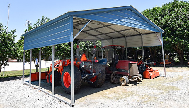 24×21 Vertical Roof Carport