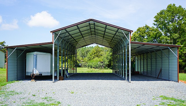 44x46 Vertical Roof Metal Barn