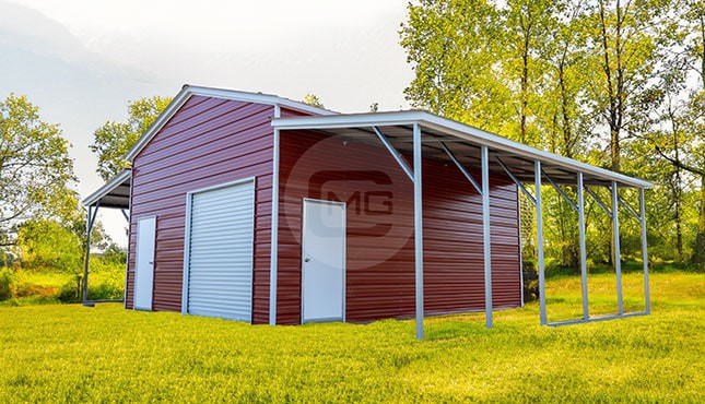 40x26 Raised Barn Utility Building