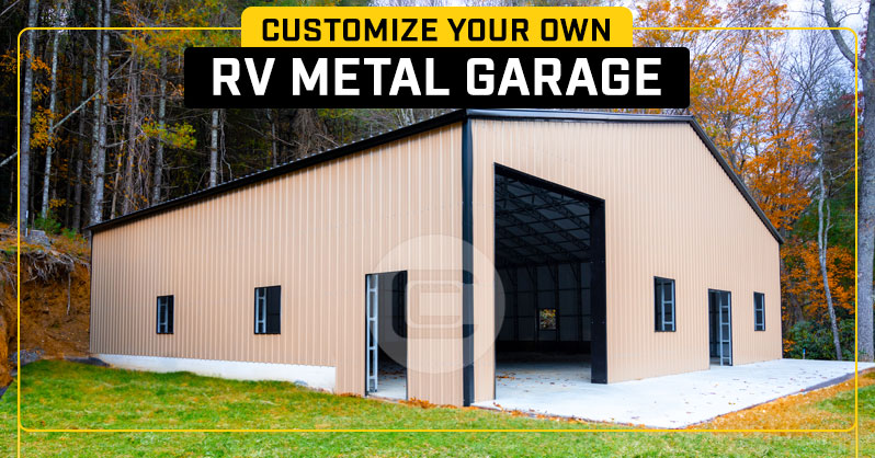 Customize Your Own RV Metal Garage